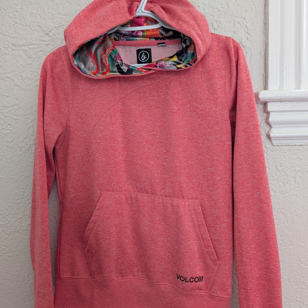 Volcom Women's Pink Hoodie